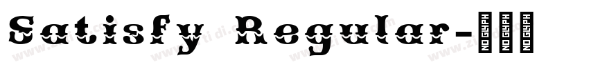 Satisfy Regular字体转换 Satisfy Regular字体转换